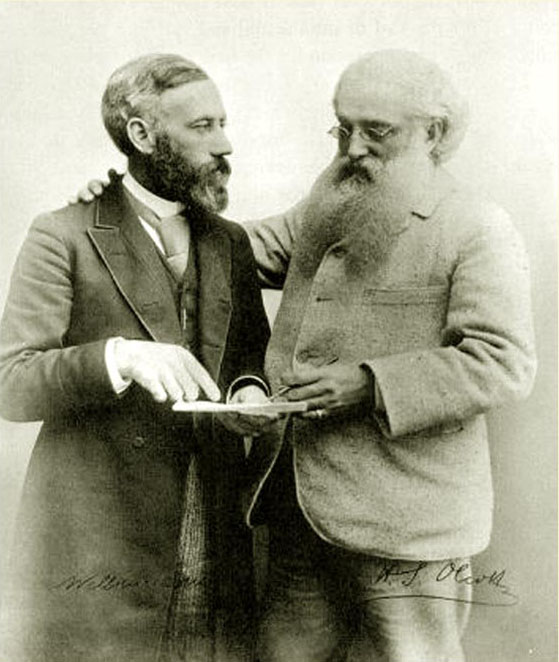 У. К. Джадж и Г.С. Олькотт 1891 (Американский Теософист. 1914) 